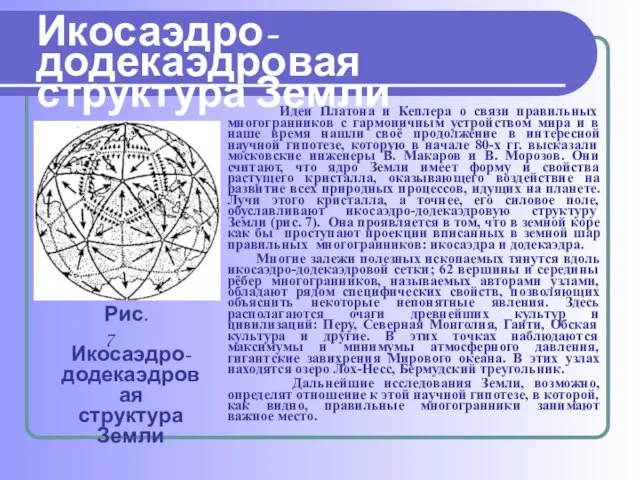 Идеи Платона и Кеплера о связи правильных многогранников с гармоничным устройством мира