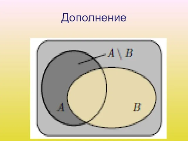 Дополнение