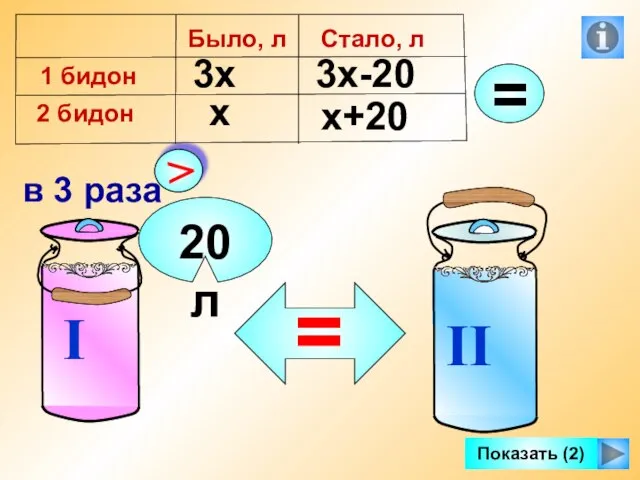 20л х 3х 3х-20 х+20 Показать (2)