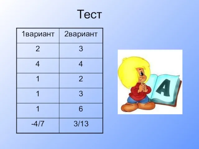 Тест