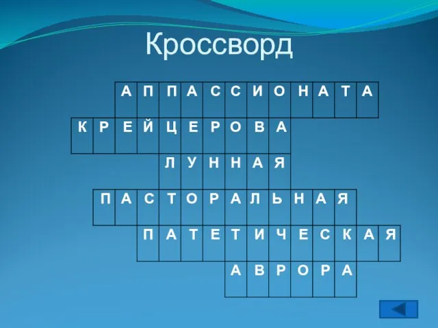 Кроссворд