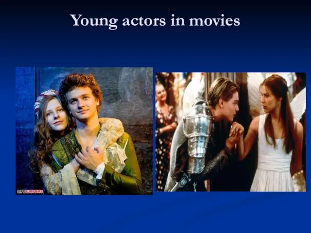 Young actors in movies