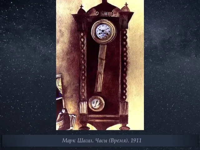 Марк Шагал. Часы (Время). 1911