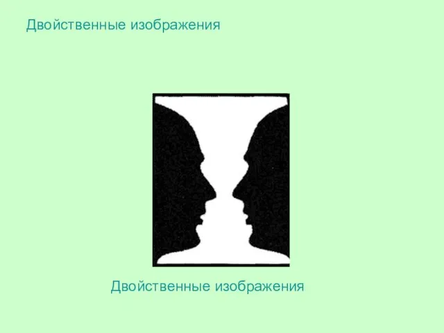 Двойственные изображения Двойственные изображения