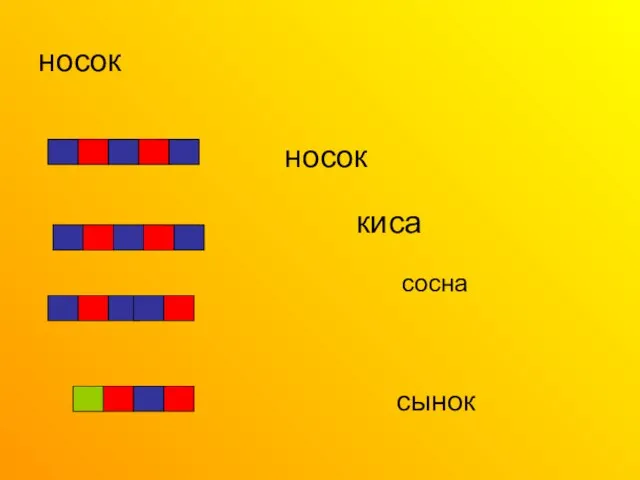 носок носок сынок сосна киса