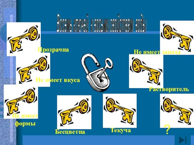 Прозрачна Не имеет формы Растворитель Не имеет запаха Бесцветна Текуча ? Не