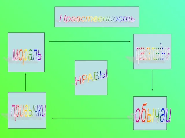 мораль обычаи правила поведения НРАВЫ привычки Нравственность