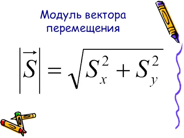 Модуль вектора перемещения