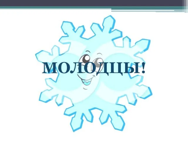 МОЛОДЦЫ!