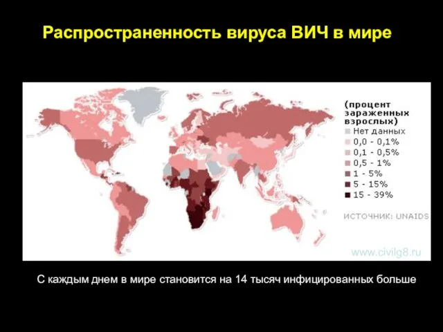 C каждым днем в мире становится на 14 тысяч инфицированных больше Распространенность