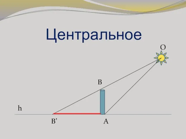 Центральное О В А В’ h