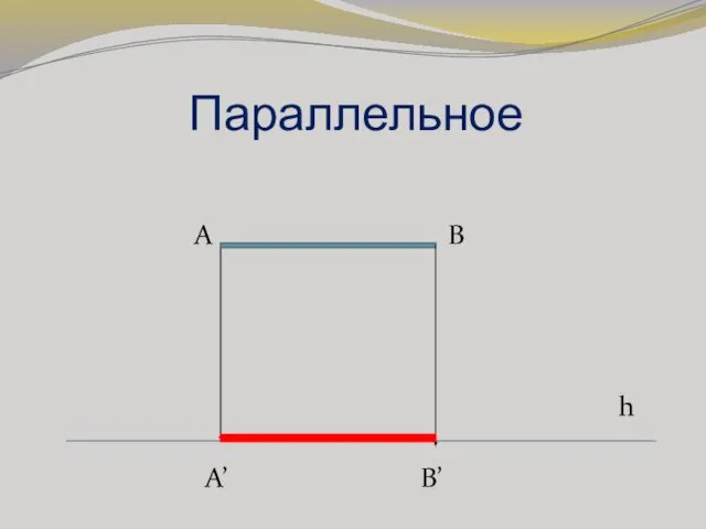 Параллельное h A B A’ B’