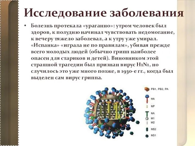 Болезнь протекала «ураганно»: утром человек был здоров, к полудню начинал чувствовать недомогание,