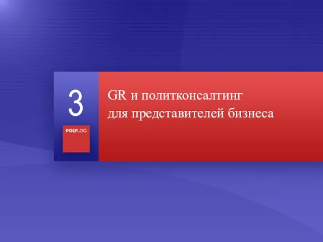 GR и политконсалтинг для представителей бизнеса 3