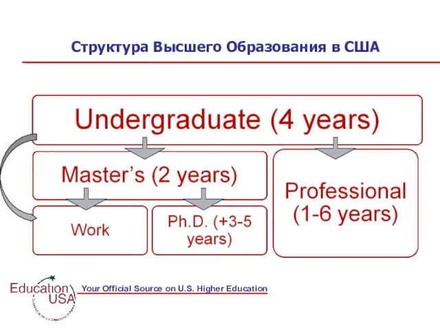 Структура Высшего Образования в США