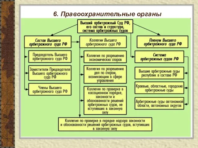 6. Правоохранительные органы