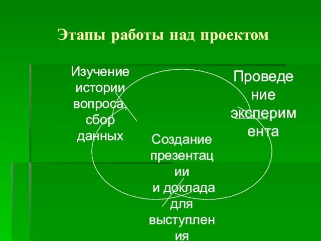 Этапы работы над проектом