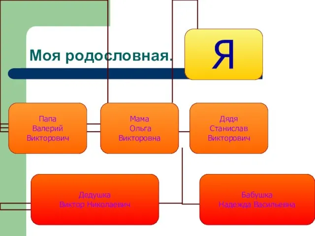 Моя родословная.