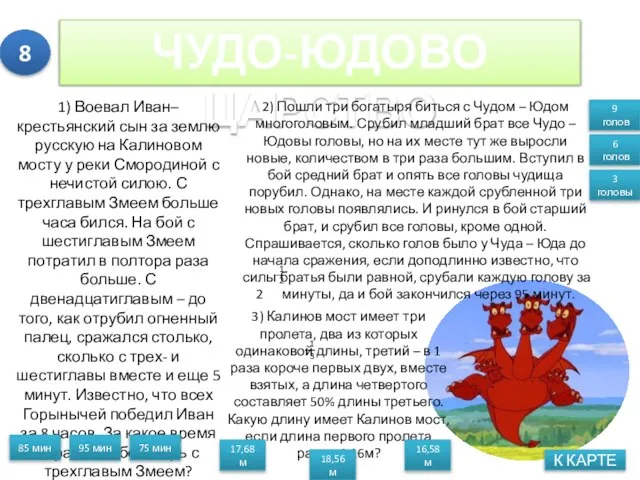 ЧУДО-ЮДОВО ЦАРСТВО К КАРТЕ 1) Воевал Иван–крестьянский сын за землю русскую на