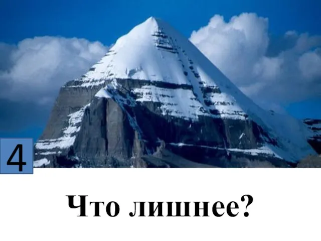 Что лишнее? 4