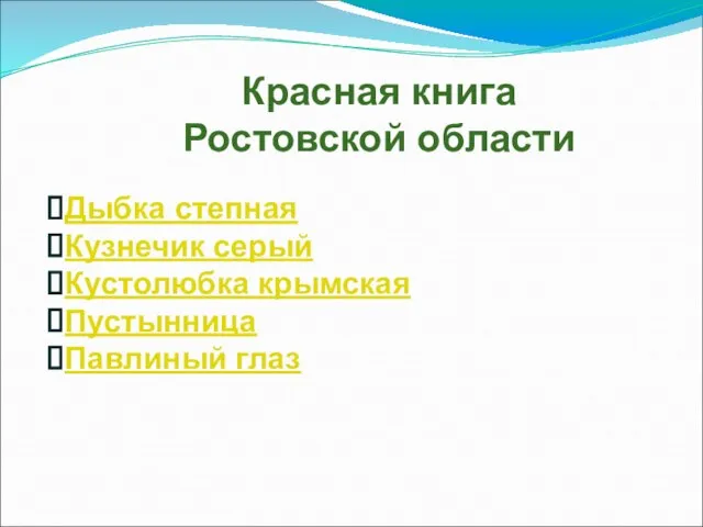 Красная книга Ростовской области Дыбка степная Кузнечик серый Кустолюбка крымская Пустынница Павлиный глаз