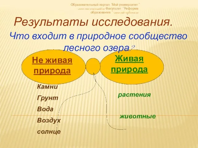 Образовательный портал "Мой университет" - www.moi-universitet.ru Факультет " Реформа образования " -www.edu-reforma.ru