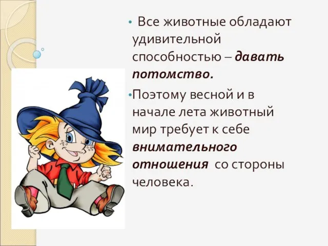 Все животные обладают удивительной способностью – давать потомство. Поэтому весной и в