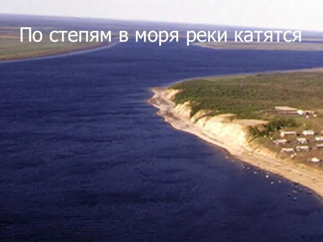 По степям в моря реки катятся