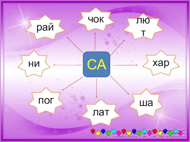 СА хар лат ша лют пог рай чок ни