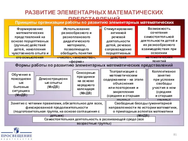 РАЗВИТИЕ ЭЛЕМЕНТАРНЫХ МАТЕМАТИЧЕСКИХ ПРЕДСТАВЛЕНИЙ