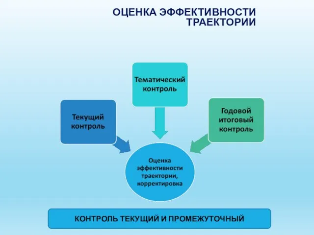 ОЦЕНКА ЭФФЕКТИВНОСТИ ТРАЕКТОРИИ КОНТРОЛЬ ТЕКУЩИЙ И ПРОМЕЖУТОЧНЫЙ