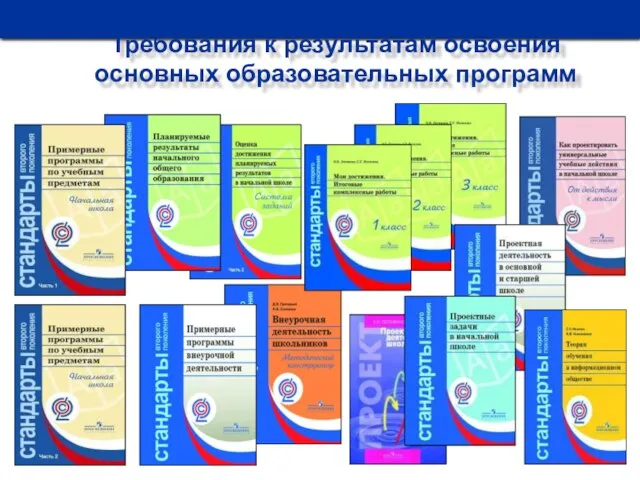 Требования к результатам освоения основных образовательных программ