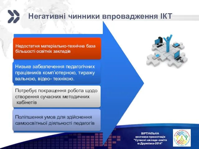 ВІРТУАЛЬНА виставка-презентація "Сучасні заклади освіти м.Дружківка-2014" Недостатня матеріально-технічна база більшості освітніх закладів