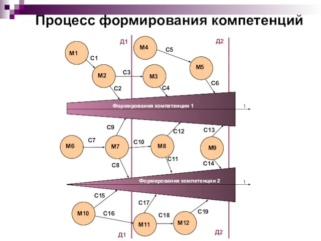 Процесс формирования компетенций