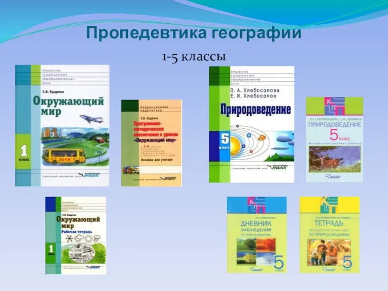 Пропедевтика географии 1-5 классы