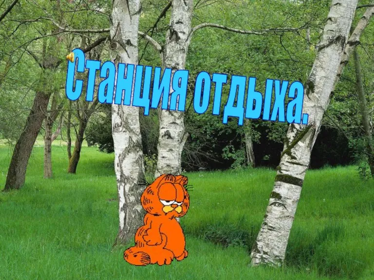 Станция отдыха.