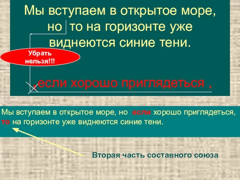 Мы вступаем в открытое море, но то на горизонте уже виднеются синие