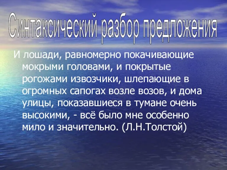 И лошади, равномерно покачивающие мокрыми головами, и покрытые рогожами извозчики, шлепающие в