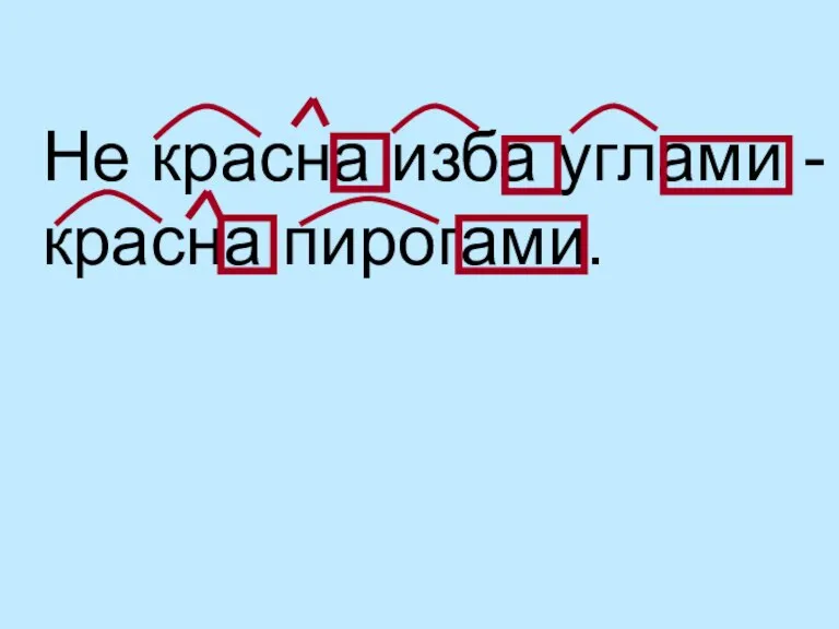 Не красна изба углами - красна пирогами.