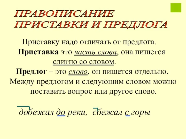 Приставку надо отличать от предлога. Приставка это часть слова, она пишется слитно