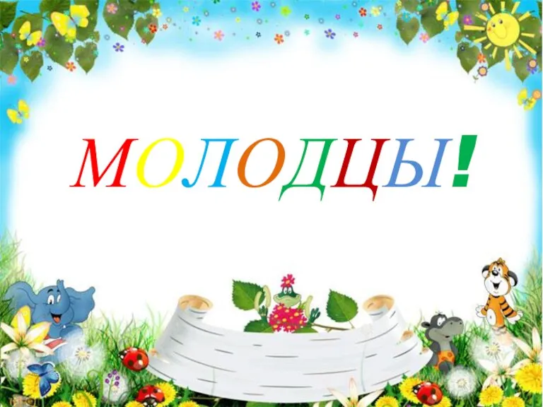 МОЛОДЦЫ!