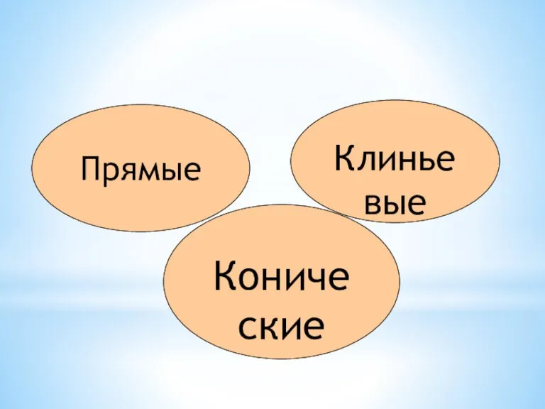 По крою юбки можно разделить на: Прямые Конические Клиньевые