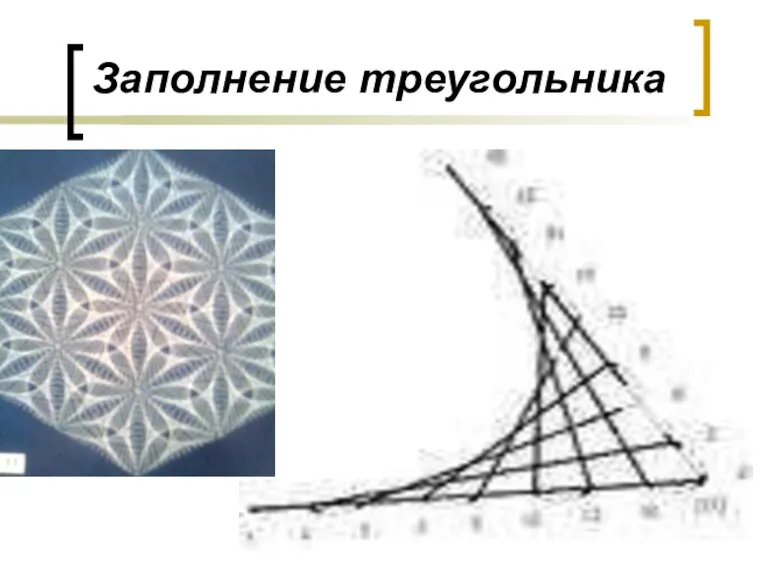 Заполнение треугольника