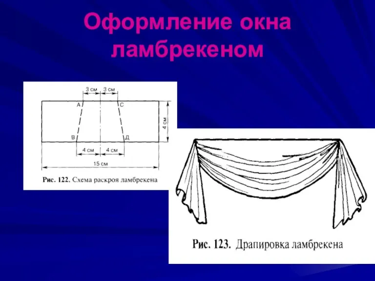 Оформление окна ламбрекеном