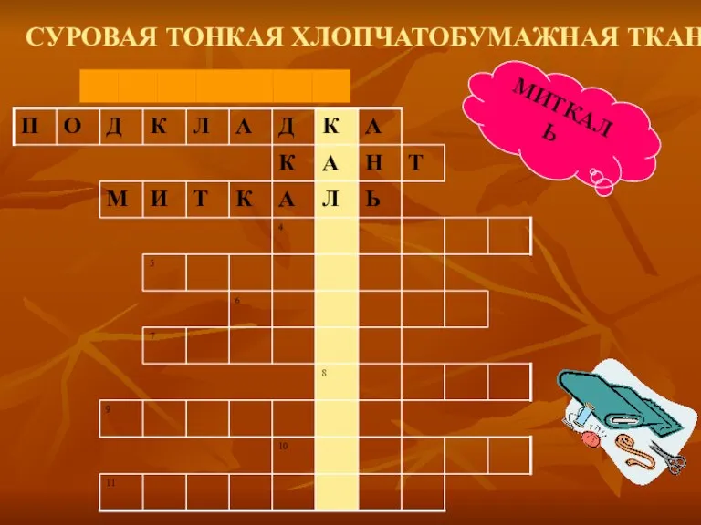 СУРОВАЯ ТОНКАЯ ХЛОПЧАТОБУМАЖНАЯ ТКАНЬ МИТКАЛЬ