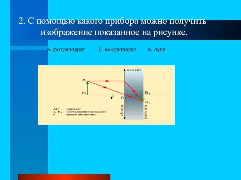 2. С помощью какого прибора можно получить изображение показанное на рисунке. а.