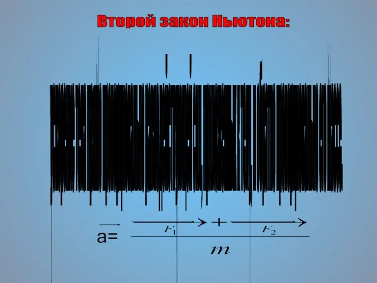 Второй закон Ньютона: ускорение тела прямо пропорционально равнодействующей сил, приложенных к телу,