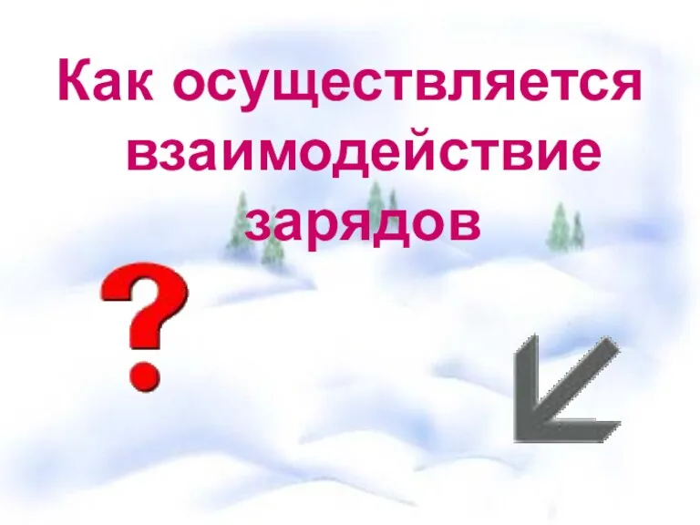 Как осуществляется взаимодействие зарядов