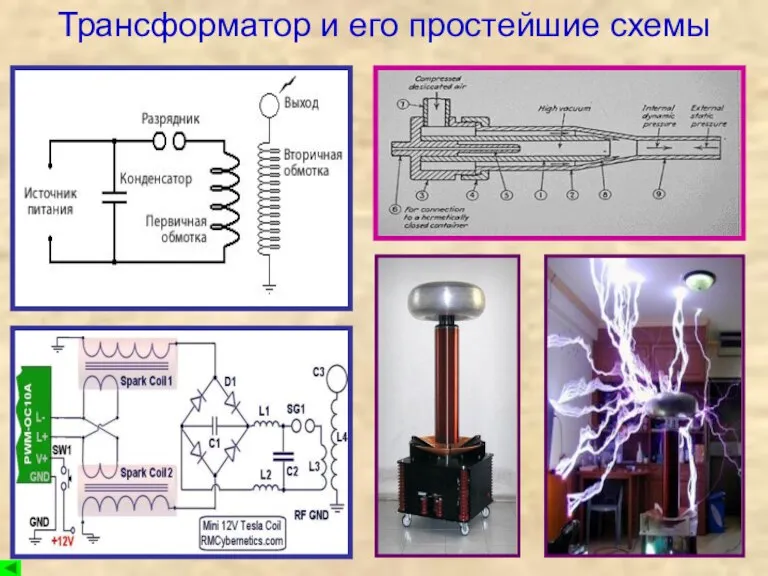 Трансформатор и его простейшие схемы