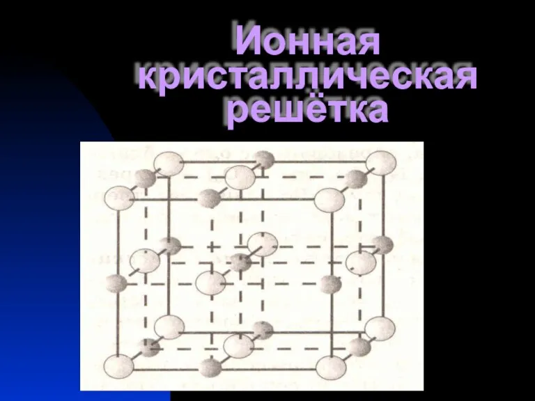 Ионная кристаллическая решётка